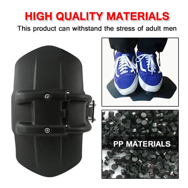 BowLift | Universal Motorcycle Rear Fender Mudguard with Steel Bracket – TrailGuard