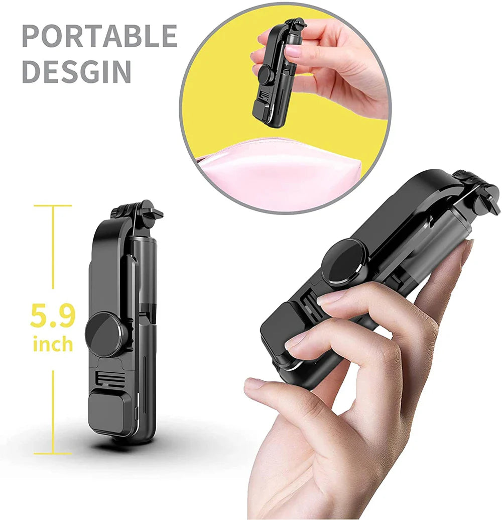 BowLift | Bluetooth Selfie Stick Tripod with Fill Light