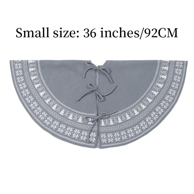Plush tree Christmas tree skirt