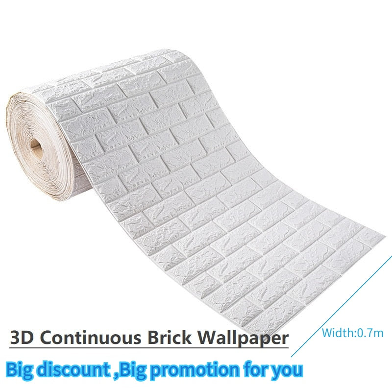 BowLift | 3D Self-Adhesive Soft Brick Wall Stickers