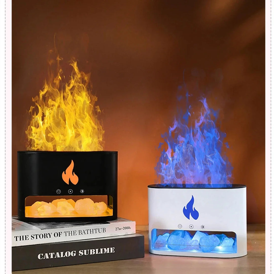 Crystal salt stone fire vaporizer