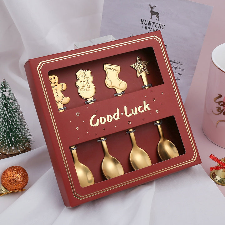 BowLift | 4Pcs Christmas Best Wishes Tableware Set