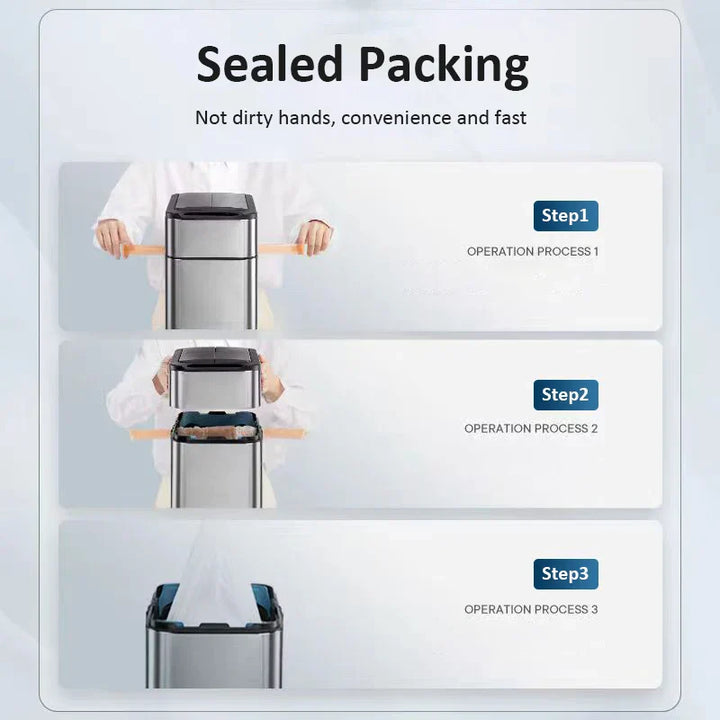 BowLift | Smart Stainless Steel Automatic Sensor Trash Bin