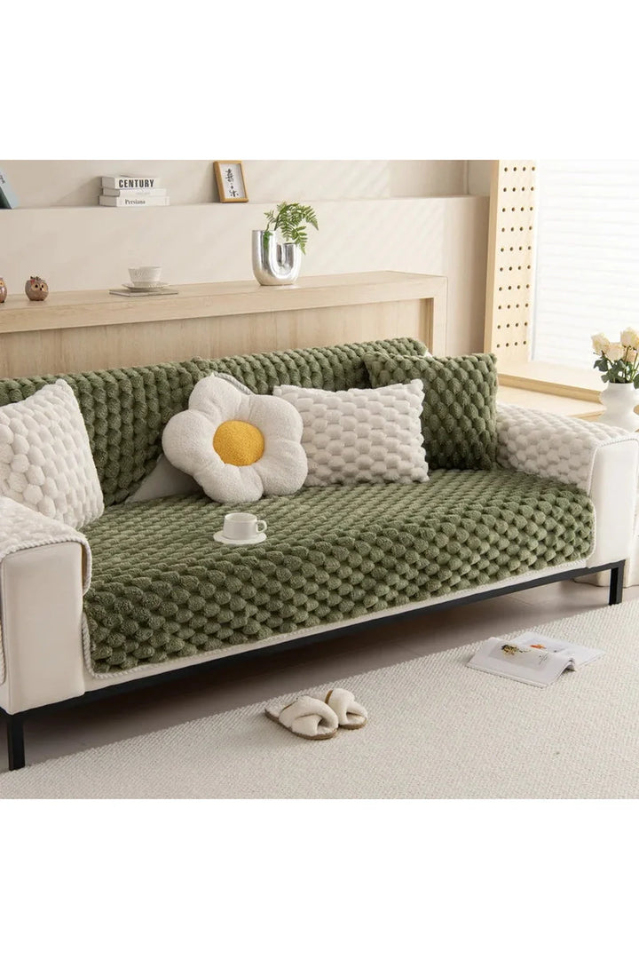 Velvet sofa cover | Bowlift