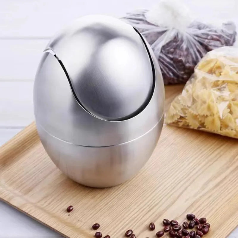 LuxBin Mini Trash Can made of Stainless Steel Bowlift