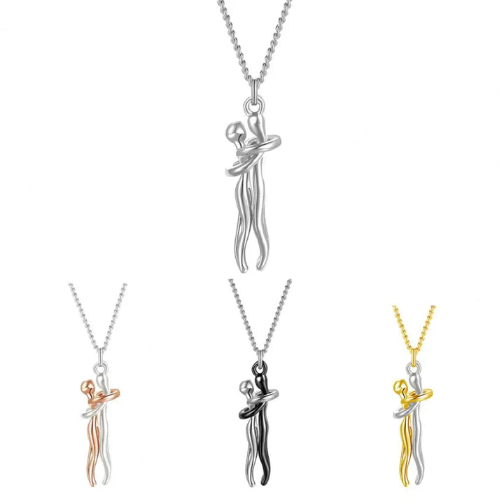 BowLift | Love Forever Hug Cute Couple Necklace