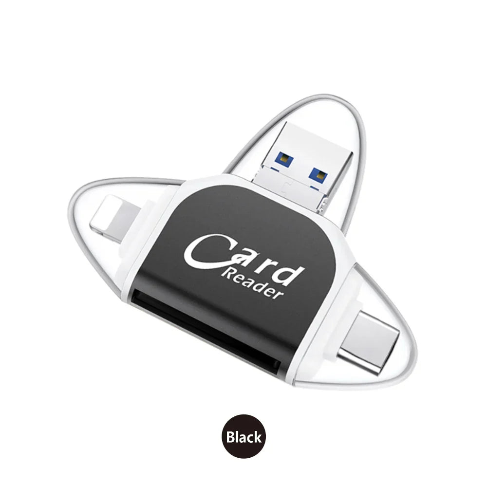 BowLift | Multi-Port 4in1 Universal SD TF Card Reader