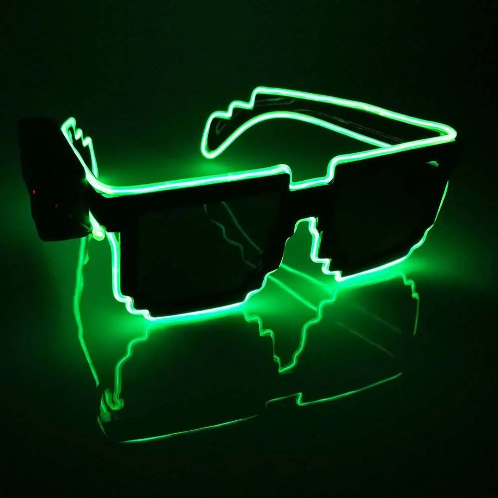 BowLift | Flashing Luminous 8-Bit Stylish Party Glasses