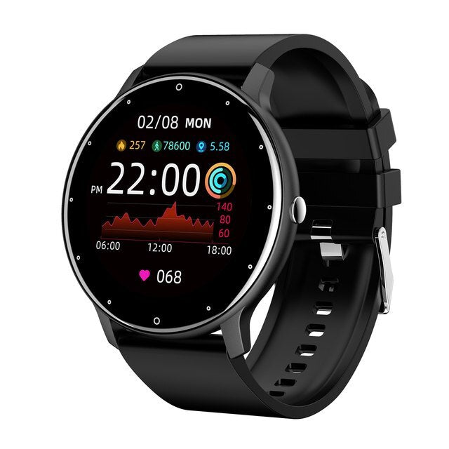 BowLift | PulseTrack Slim Smartwatch – Waterproof, Health Monitoring & Full-Touchscreen