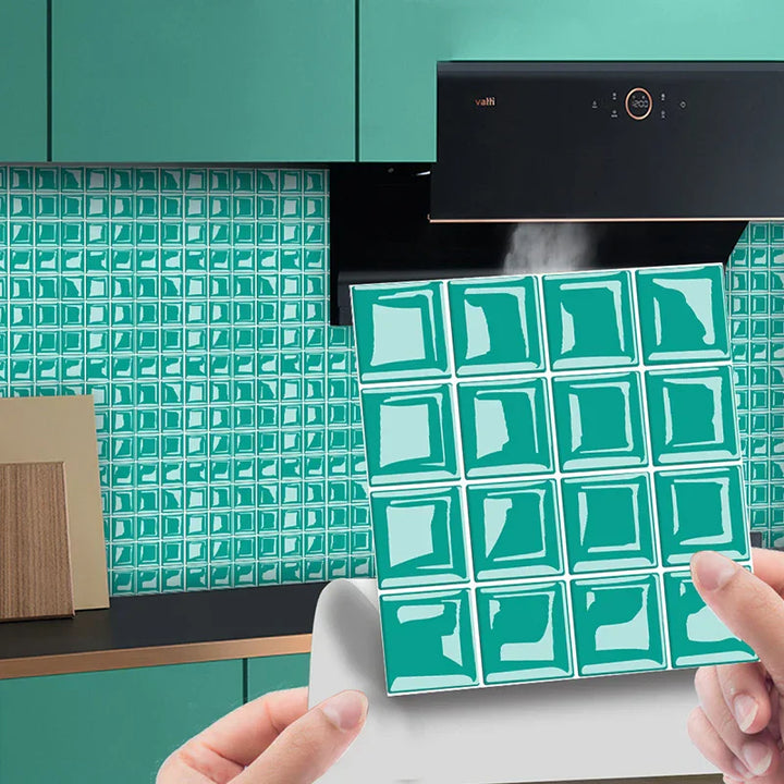 DecoMosaic 3D Mosaic Wall Tile Stickers Bowlift