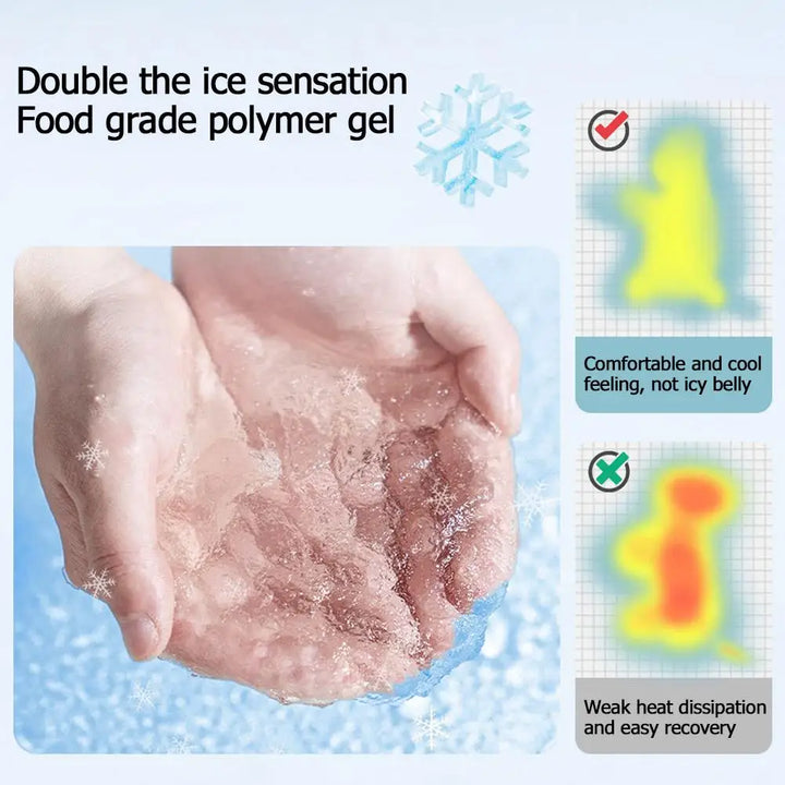 BowLift | FrostPaws Cooling Mat for Dogs & Cats | Reusable & Filled with Gel | For Summer & Travel | PVC