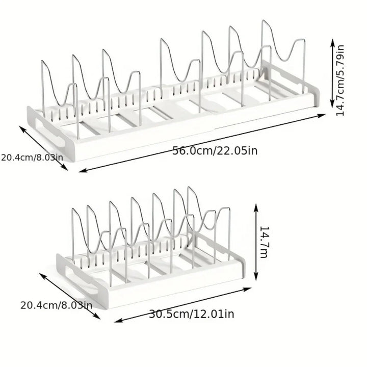 FlexiCook LidMaster – Foldable Kitchen Utensil & Pot Lid Holder for More Organization Bowlift