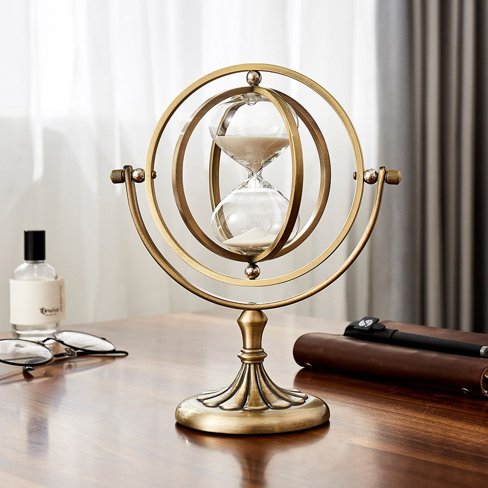 BowLift | Time Charmer Metal Hourglass Decor