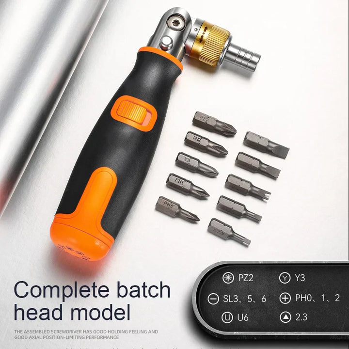 The versatile 180° ratcheting screwdriver | For any task | Bowlift