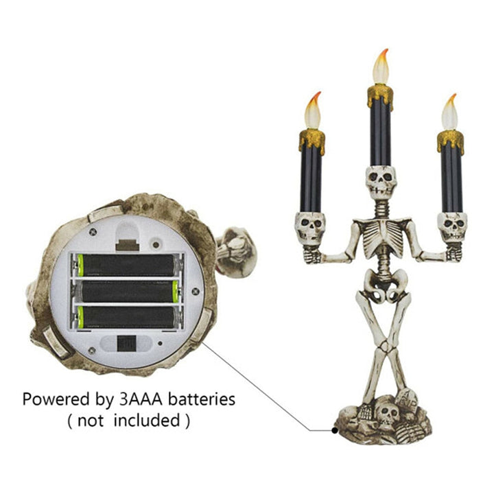 BowLift | Scary Skeleton Halloween Candle Lights