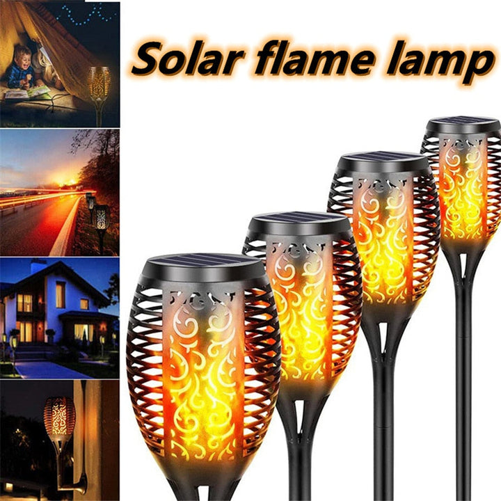 BowLift | Outdoor LED Solar Artificial Flame Lamp