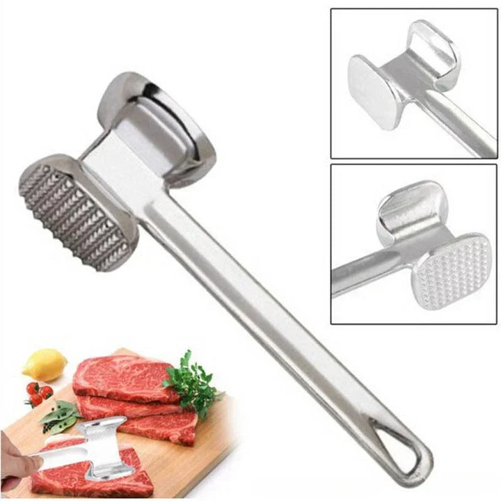 BowLift | Dual-Sided Aluminum Meat Tenderizer Hammer