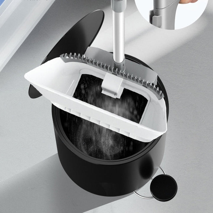 BowLift | Creative Self-Cleaning Foldable Dustpan Broom