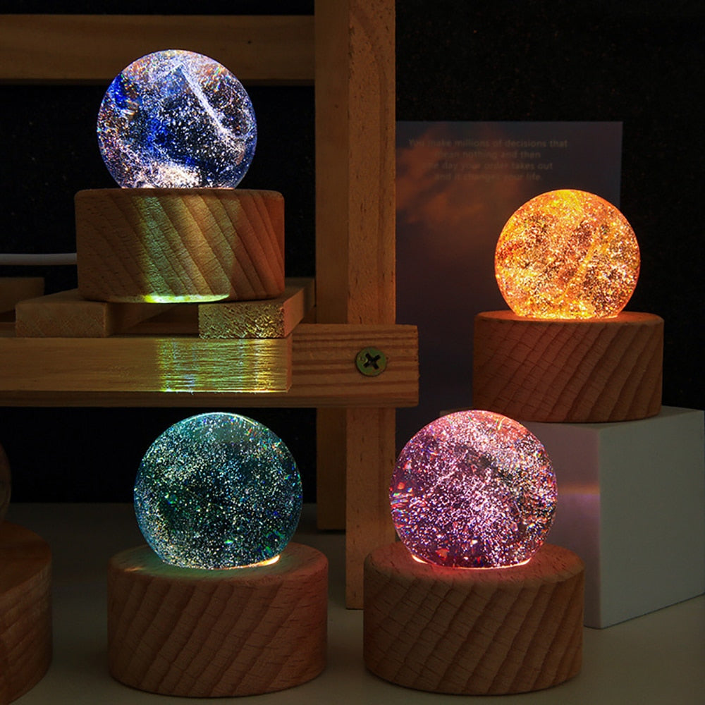 BowLift | Colorful Luminous Galaxy Crystal Table Set