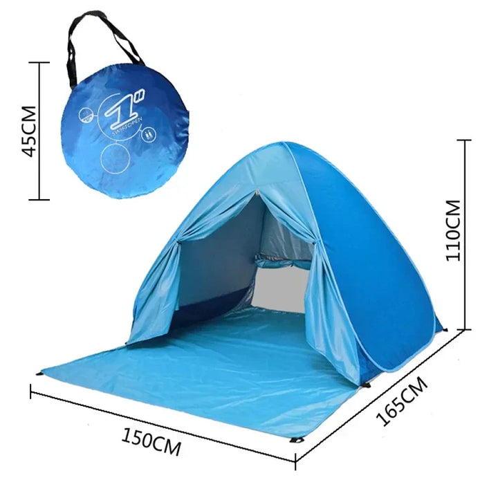 BowLift | Automatic Pop-Up Ultralight Full Shade Beach Tent