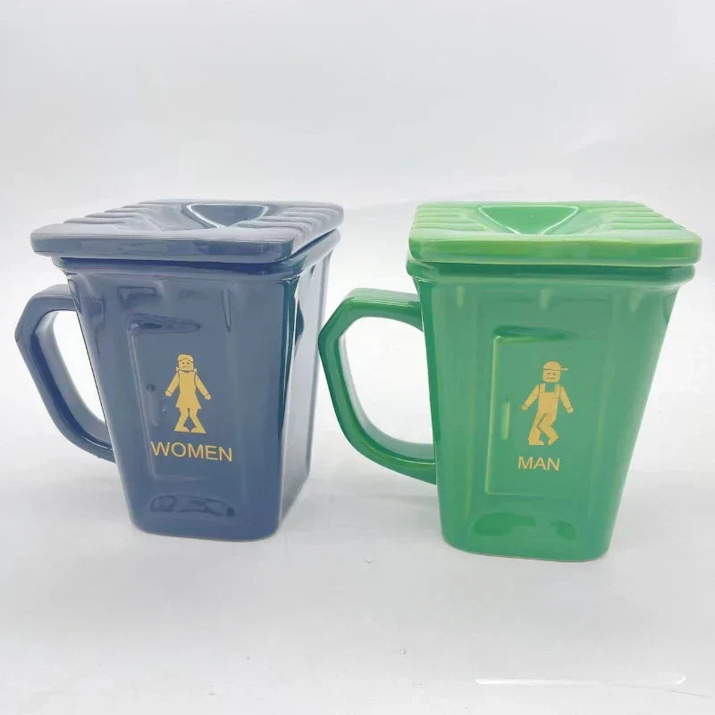BowLift | Squatting Toilet Shape Ceramic Mug