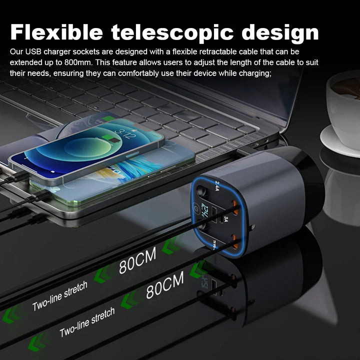 BowLift | Smart Ride Retractable Car Fast Charger