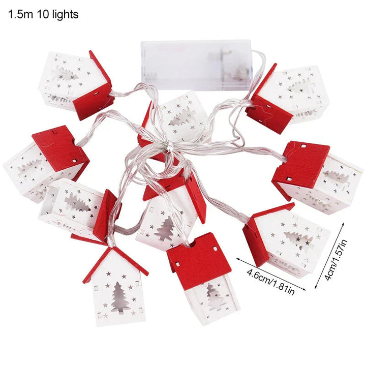BowLift | LED Christmas Houses Made of Wood with Festive Lighting