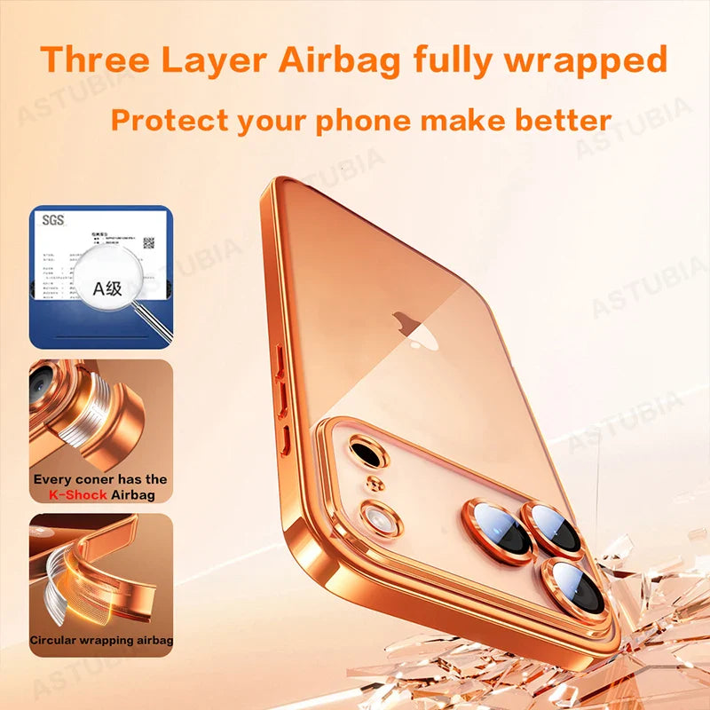 BowLift | Shockproof Luxury Plating iPhone Case