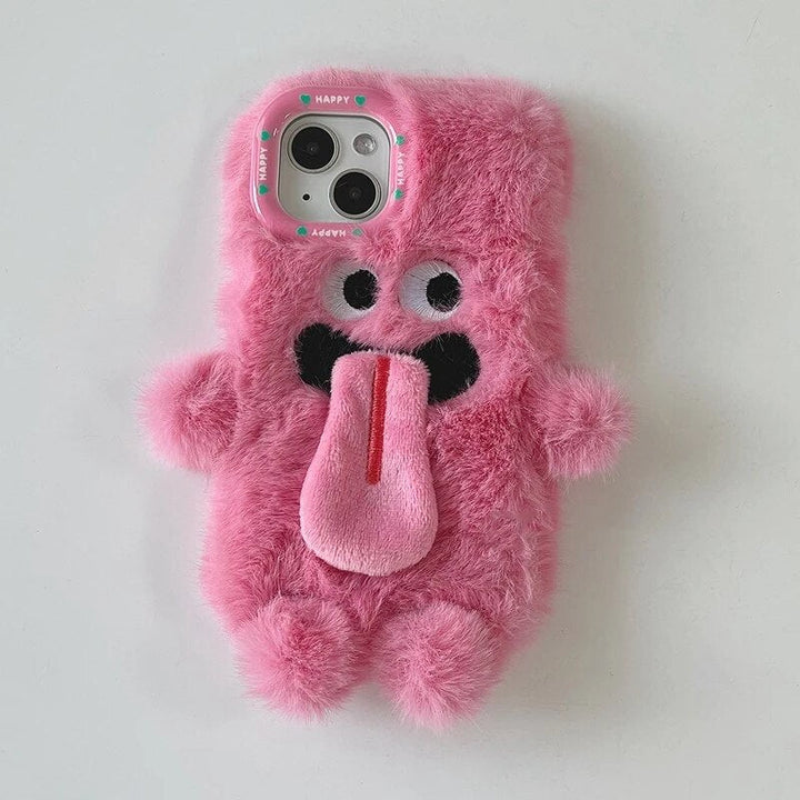BowLift | Playful Pair Plush Monster iPhone Case