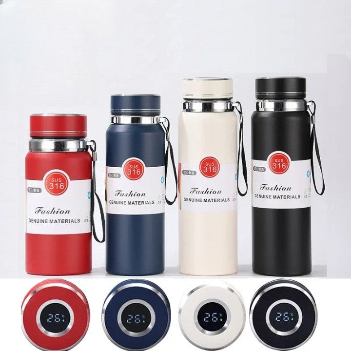 BowLift | Stainless Steel Tea Maker Digital Temperature Thermos