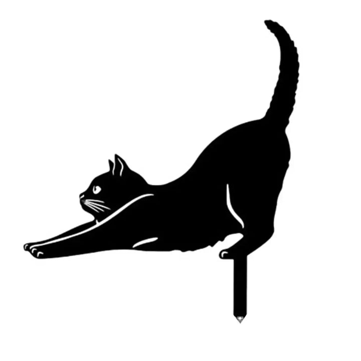 BowLift | Mystical Black Cat Creative Garden Figure