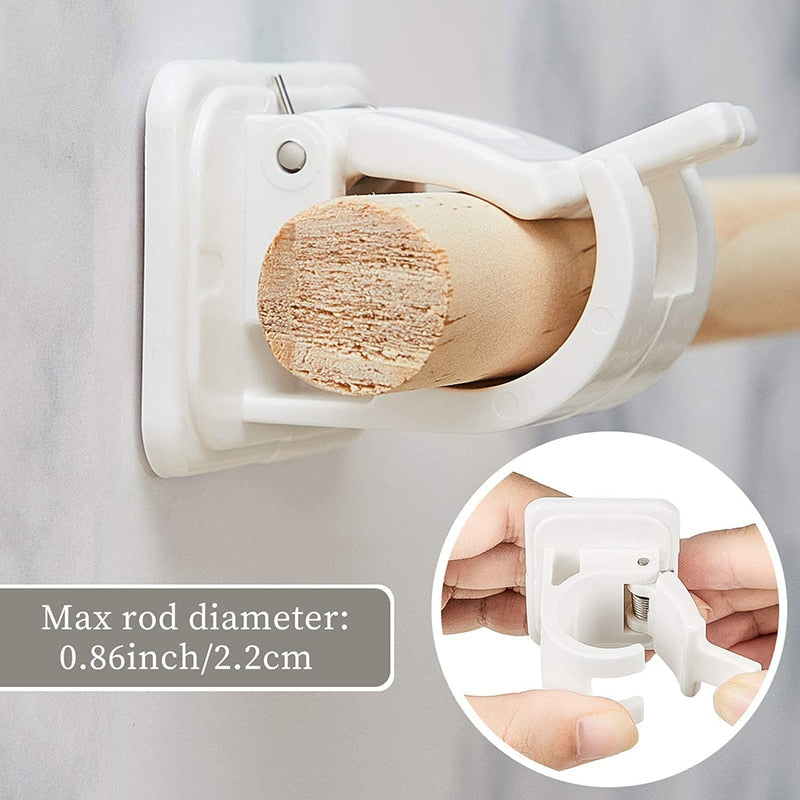 BowLift | Self Adhesive Curtain Rod Holder