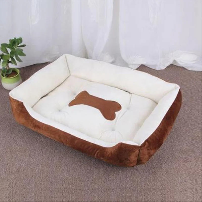 Modern and cozy linen dog bed Bowlift
