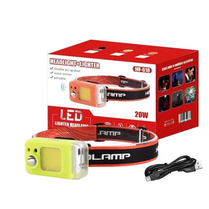 BowLift | 2in1 Dual Arc Electric Lighter Headlamp