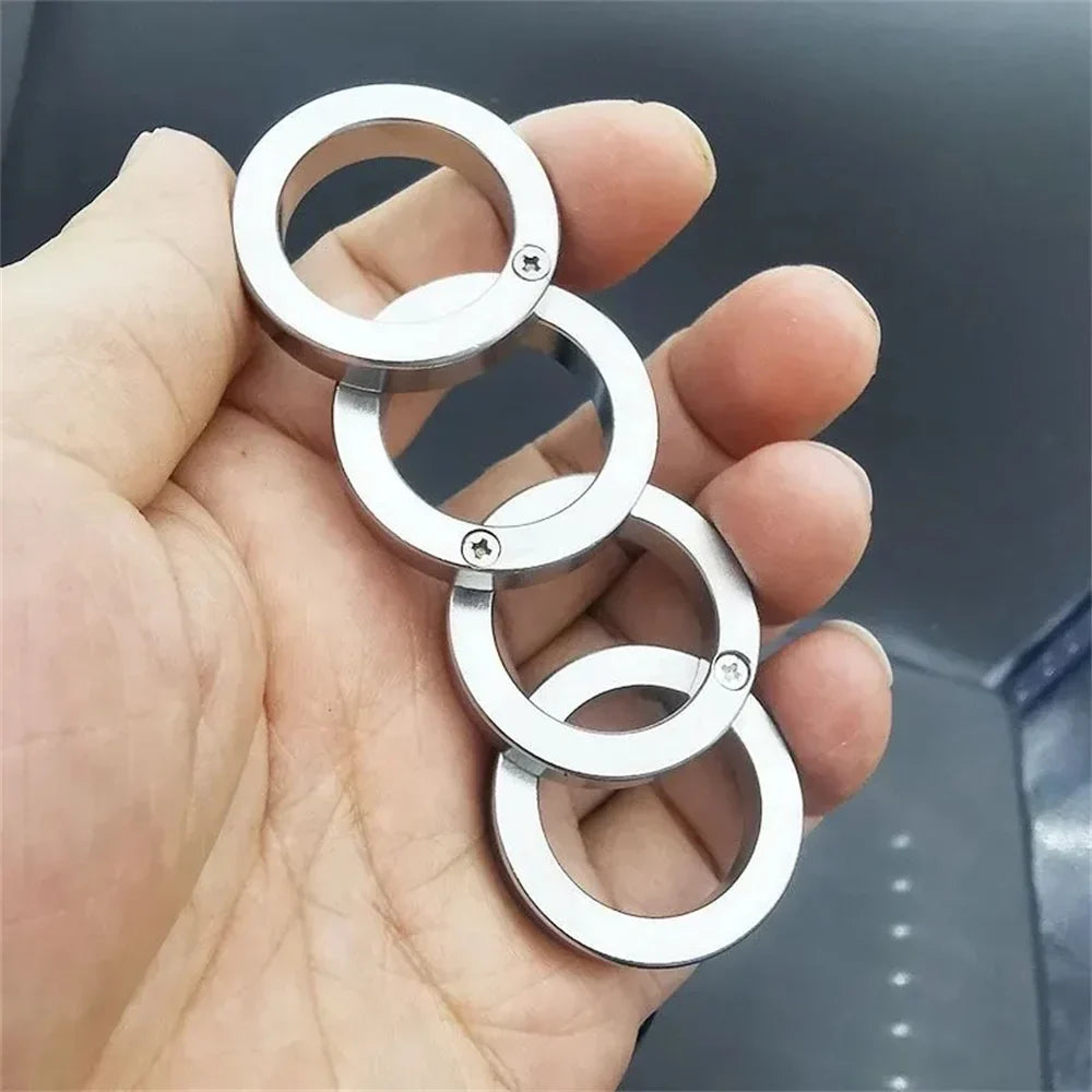 BowLift | Stainless Steel Self-Defense Rotatable Foldable Ring