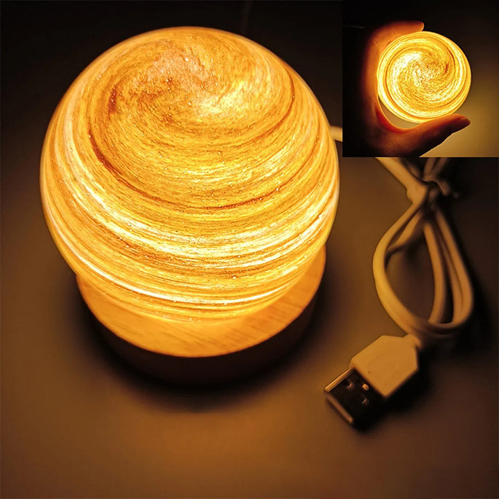 3D Crystal Planets Atmosphere Night Lamp | Bowlift