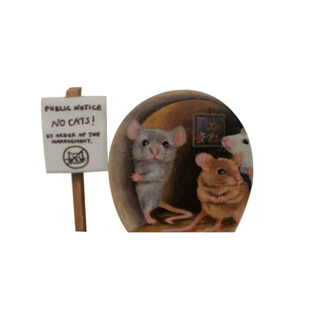 BowLift | 3D Mouse Hole Funny Wall Stickers