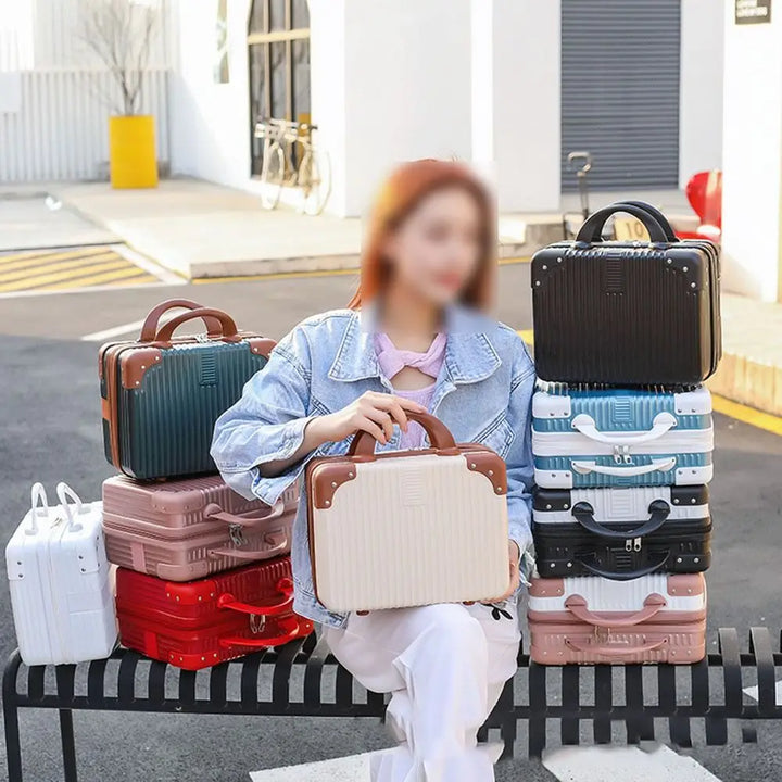 BowLift | Travellia Mini Cosmetic Case | Compact & Stylish | Hard Shell made of ABS+PC | Ideal for Travel & Make-up
