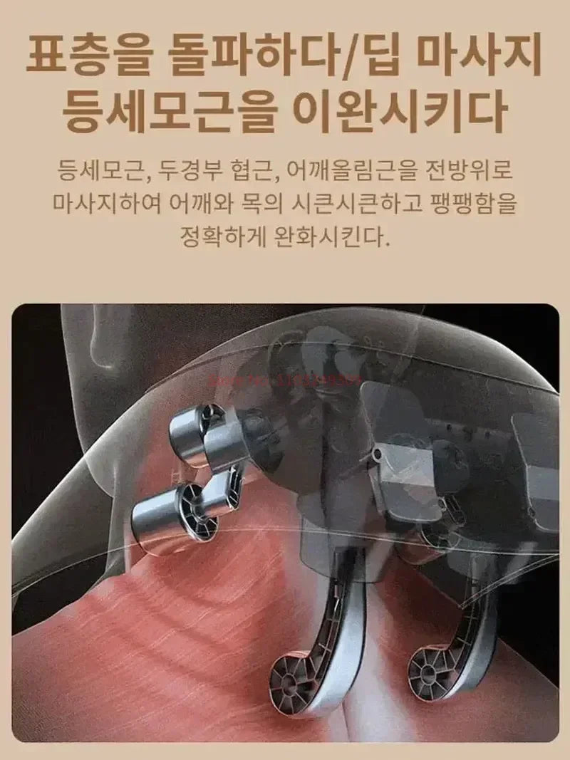 BowLift | Shoulder & Neck Massager RelaxaShawl | 26W BLDC Kneading Massage with Heating Function | Wireless & Rechargeable