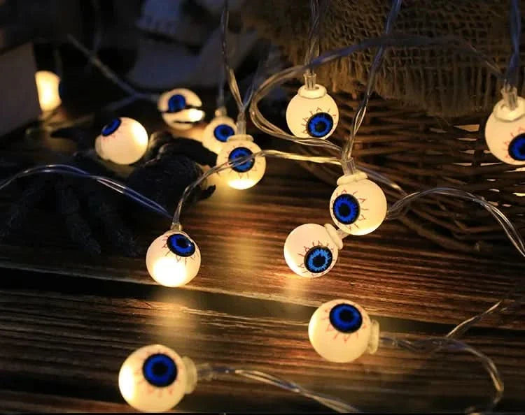 BowLift | Halloween LED Pumpkin & Skull String Lights
