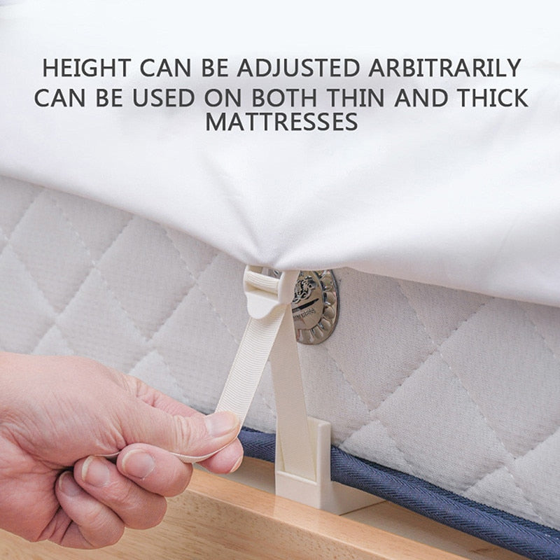 BowLift | 4pcs Adjustable Bed Sheet Clips