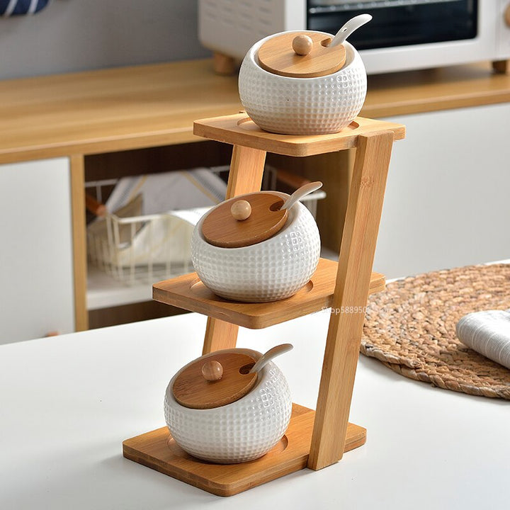BowLift | Nordic Touch Ceramic Smart Seasoning Set