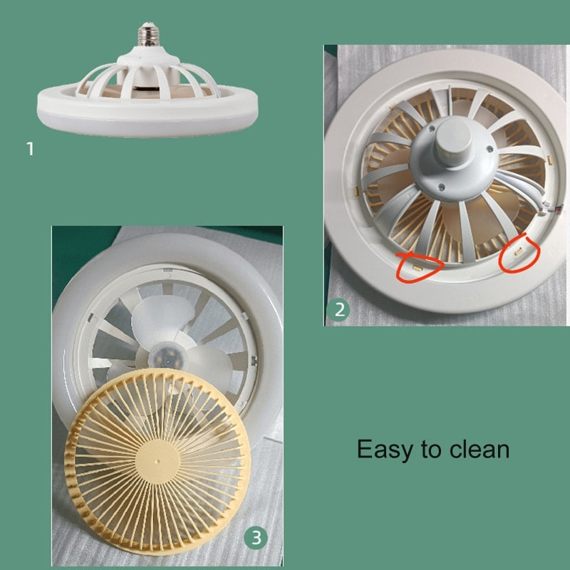 BowLift | Remote Control Ceiling Fan Lamp