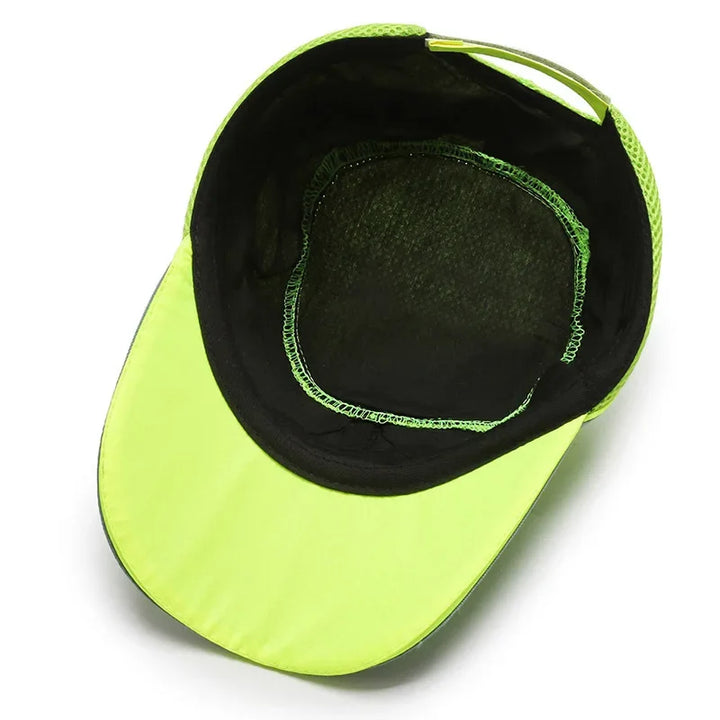 Red Work Safety Bump Cap - Safety Helmet with Hard ABS Inner Core for Head Protection at Home, Work, and Factory Bowlift