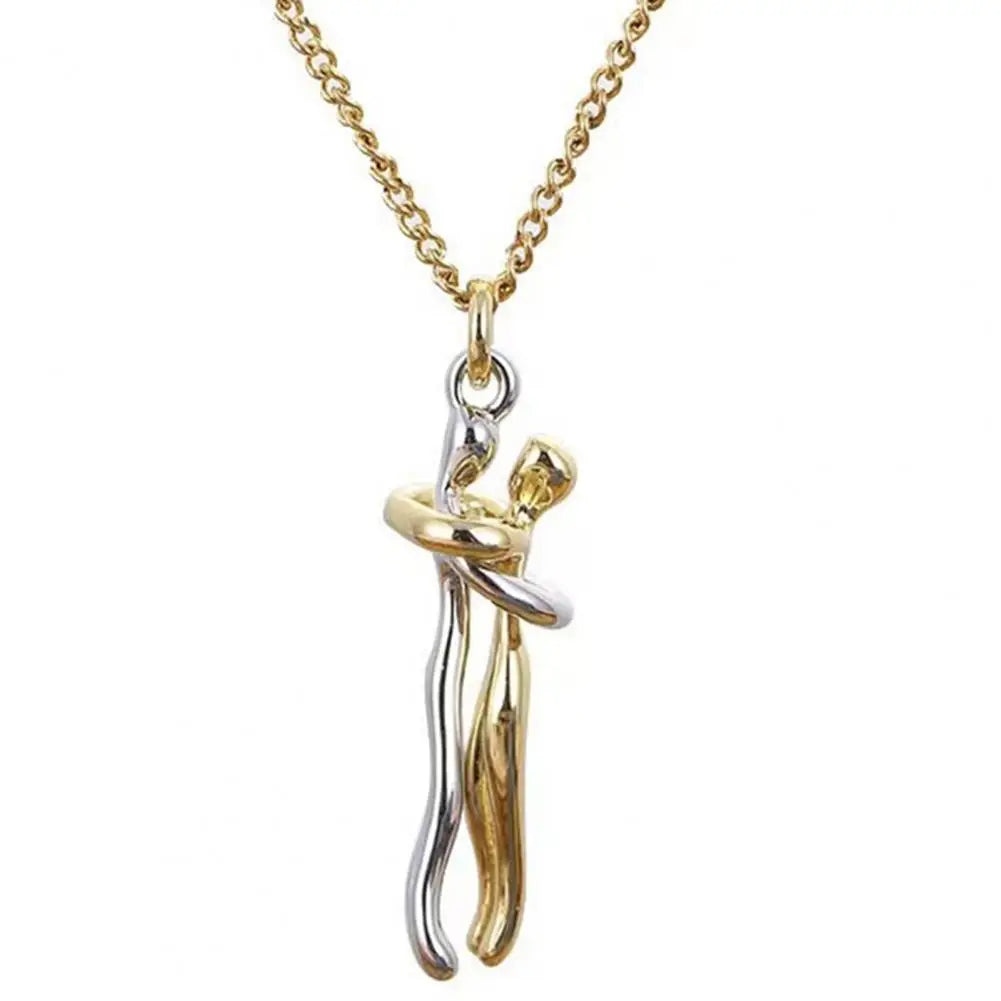 BowLift | Love Forever Hug Cute Couple Necklace
