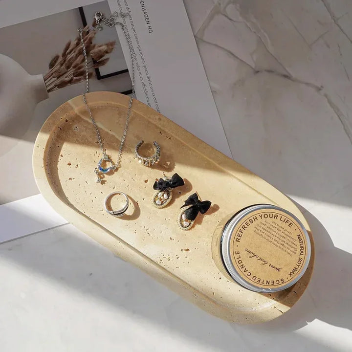 AureliaStone Luxury Bath Set made of limestone Bowlift