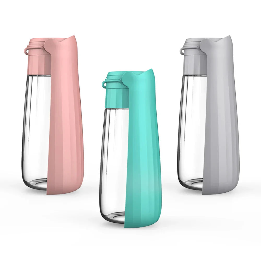 BowLift | Dog Water Bottle Lapuro FoldDrink | Collapsible water dispenser for on the go | 550 ml | For small & large dogs and cats