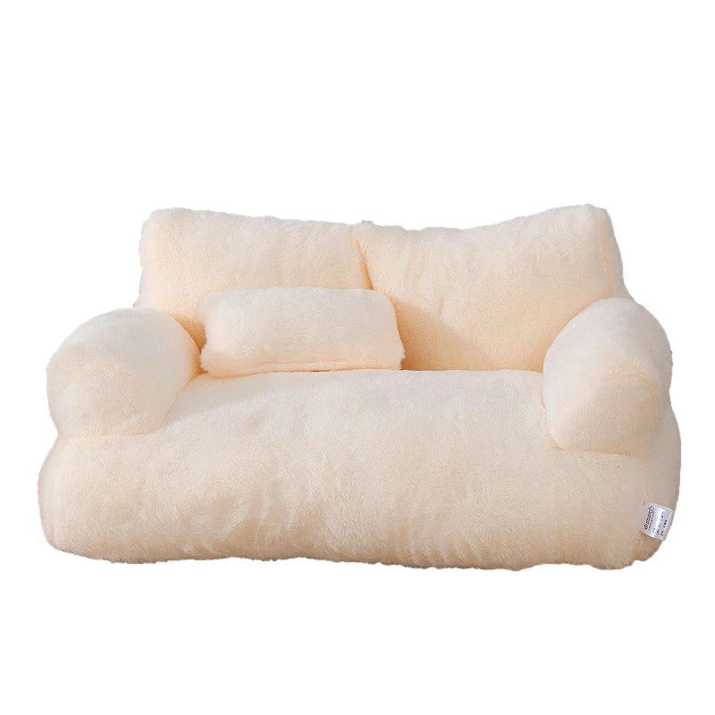 BowLift | Sofalux Luxury Cat Bed - Plush Warmth for Cats & Small Dogs, Winter Comfort