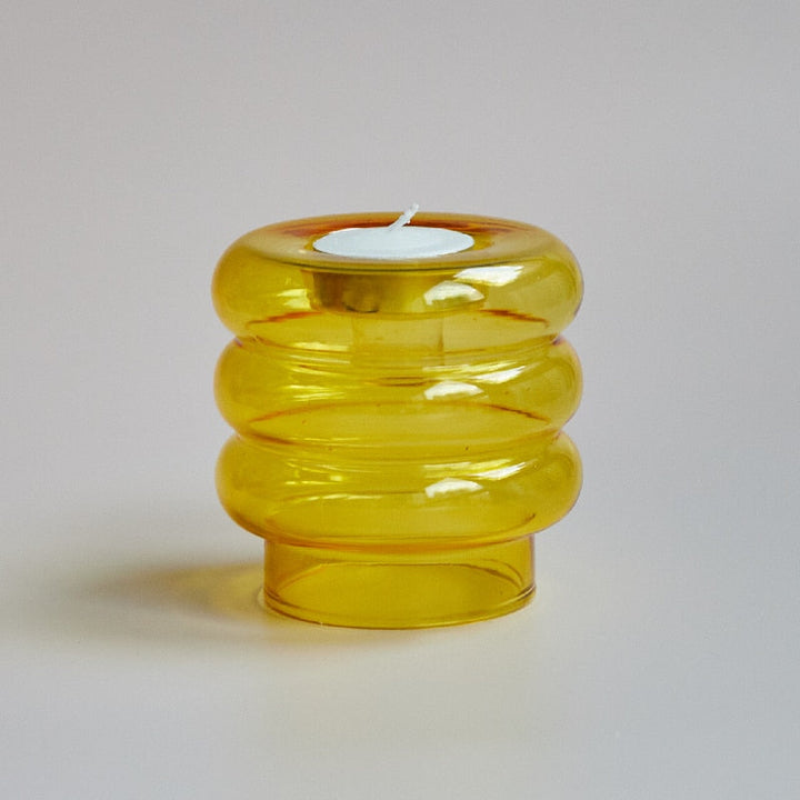 BowLift | Dual Glass Spiral Candle Holder