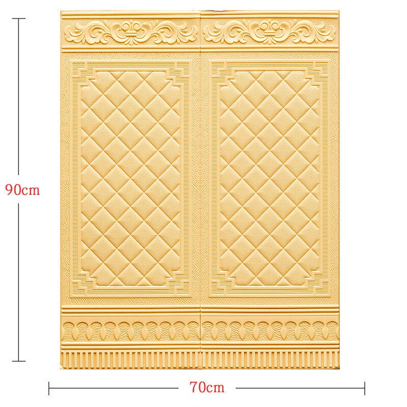 3D Self-Adhesive Antique Accent Wall Sticker | Bowlift